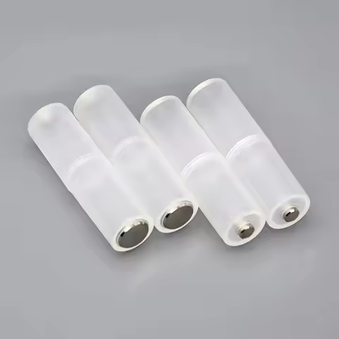 4Pcs AAA to AA Size Cell Battery Box Converter Batteries Holder Plastic Case Adapter Switcher for AA