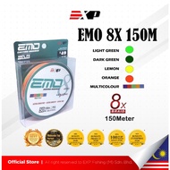 LINE , EXP EMO 8X Casting Braided Fishing Line Ultra Sensitive 150M 10lbs - 50lbs (8 SULAM)