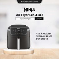 Ninja Air Fryer Pro 4.7L, AIRCRISP Technology, 4 programmable settings, Air Fry, Roast, Re-heat, Deh