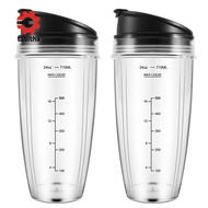 24OZ Replacement Cups Compatible for   BN401, BN701, SS101, BN400, BN800, BN801 Blender