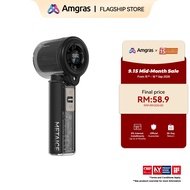 Amgras MetaIce Fan Hyper High-Speed ​​Handheld Spray Fan Mini Ultralight Portable Kipas 6000mAh LED 