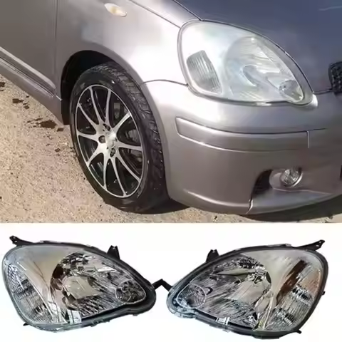Car Headlights for Toyota Yaris VITZ 1999-2005 81170-0D080 81130-0D090