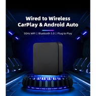 Binize Wireless Android Auto Adapter Wireless CarPlay Dongle Plug &amp; Play Wired to Wireless For VW Toyota Peugeot Volvo Kia Mazda