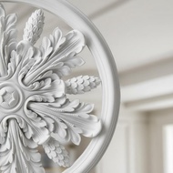 Ornate French Design Ceiling Medallion Sturdy French Design Ceiling Rosette Scratch Resistant for Be