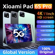 2025 Original Tablet Pad 6s Pro Global Version Snapdragon 888 11 inch HD 4K Android Tablet 12GB RAM 