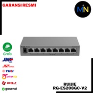 RG-ES208GC-V2 8-Port Gigabit Cloud Managed Switch
