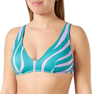 Women's Summer Mix & Match P pt Bikini, Green-Light Combination, 36F, Green - Light Combination, 6