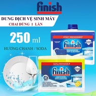 Finish dishwasher cleaning solution bottle 250ml Lemon and Soda flavor