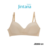 Jintana เสื้อชั้นใน (ไม่เสริมโครง) รุ่น Basic Bra รหัส JB2850 สีเบจ