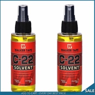 2Pack Walker Tape C-22 Solvent Remover Wig Glue Adhesive Remover For Lace Wigs & Toupees
