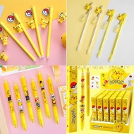 2022 Anime pokemon Go Pen Press Pen 0.5mm Pikachu Black Carbon Pen Boys Girls School Supplies Stationery Anime Toys Kids Gifts