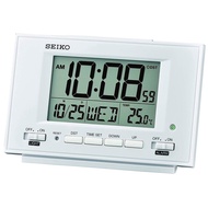 Seiko LCD  Digital Thermometer Alarm Clock QHL075W