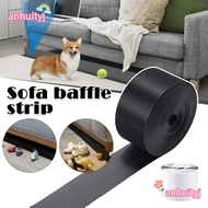 AHTY Sofa Toy Blocker, Adjustable Adhesive Strap Sofa Edge Baffle, Durable 3/6/10M Dustproof Nylon U