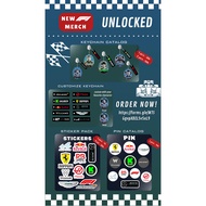 Custom F1 Keychain and Pin by FundraFundri