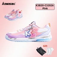 Kawasaki SpongeBob Badminton Shoes Women's and Men's Professional Training Anti slip Durable Shock A