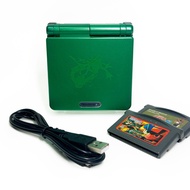 特價 Gameboy advance SP 高光IPS 閃綠色 Pokemoncenter版 寵物小精靈版 連遊戲充電線 GBASP GBA SP 任天堂 Nintendo game boy 中古 懷