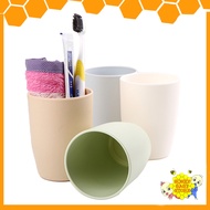 Multifunction Cup Wheat Straw Toothbrush Cup Small Toothbrush Cup Portable Toothbrush Cup