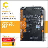 Battery For HONOR X9D 5G MTN-NX1 / HONOR X70 ,HB5668A0EIW | 8300mAh (Bateri)