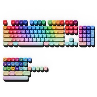 WOMIER 134 Keys Pink Cat MOA Profile PBT Keycaps Customs Dye Sub Key caps for 61/87/104 Cherry MX Sw