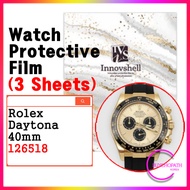 Protective Sticker for Rolex Daytona 40mm 126518 (3 sheets) / Scratch & Contamination Prevention Cov