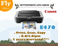 Canon Pixma E470 Ink Efficient All in 1 Inkjet Printer