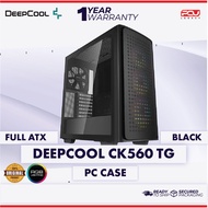 DEEPCOOL CK560 TG ATX CASE - BLACK (1 YEAR WARRANTY)