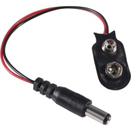 1pcs 2.1 x 5.5 mm Male DC Power Plug 9V Battery Button Connector Battery Holder for Arduino