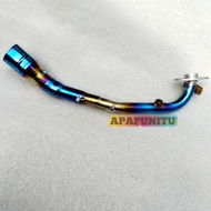 51mm exhaust pipe gpx drone 150 sym jet x 150 pcx 150 160 adv 150 160 manifold 26mm rainbow