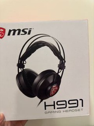 Msi H991 耳罩式耳機 耳機 全新未拆