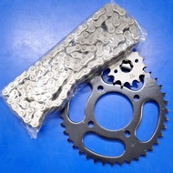CFMOTO XO PAPIO 125 - Sprocket Gear Set - [ Front + Rear Sprocket Gear + Chain 428 ] STD 15T-39T