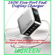 UGREEN Super Display 160W GaN Charger PD3.1 Full-Protocol Fast Charging Head