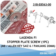 Yamaha Original Lagenda FI Gear Stopper Plate Screw / Gear Box Allen Key - 31B-E8563-00 / 16S-E8563-