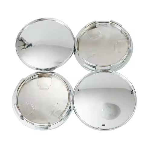 4pcs Car Wheel Center Cap 63mm 68mm Universal Chrome Silver ABS Accesorios Coche Car Wheel Center Hu