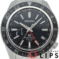 精工 Grand Grand Seiko Spring Drive GMT 44mm SBGE001/9R66-0AA0，附錶盒、保固卡，不鏽鋼/陶瓷錶殼，男士腕錶，黑色，拋光，成色極佳 [二手]