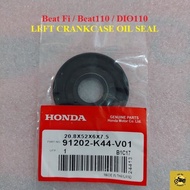 [YY] Beat Fi / Beat110 LEFT CRANKCASE OIL SEAL 91202-K44-V01 Honda Genuine Part from Thailand