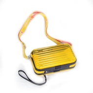 LAMILSHOP Tas selempang Tas Mini Koper Transparan Colourfull Import 5019