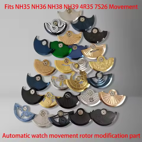 Mod NH35 Movement Automatic Oscilating Weight Hammer Rotor Fits NH34 NH35 NH36 NH38 4R35 6R 7S Movem