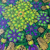 綻放之森 手繪曼陀羅 能量藝術 開運 禮物 五行 療癒開運 掛畫