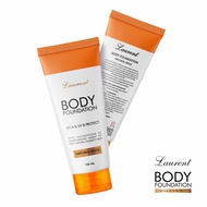 Laurent Body Foundation Natural Beige 100 ml - Body Lotion Dasar Pencerah Pelembab Penghalus Pelembu