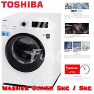 FREE SHIPPING Toshiba 8kg / 5kg Washing Machine Washer Dryer TSB-TWDBK90S2M