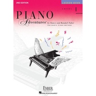 Hal Leonard Piano Adventures by Nancy and Randall Faber Lesson Book Level 1 2A 2B 3A 3B 4 5