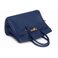 Handmade French togo leather women's handbag (handmade)