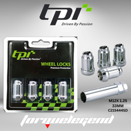 TPI Wheel Lock NUT 5 Spline 33MM (4PCS)