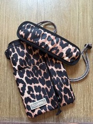 Ganni Leopard Print Crossbody Bag