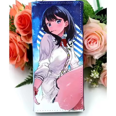 Anime SSSS.GRIDMAN Takarada Rikka Women Long Wallets
