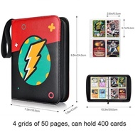 400-Slot Pokémon Card Album, Pokémon PU Leather Card Album, Zipper Card Album, Card Storage Box, Pok