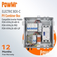 PowMr 6.2KW ไฮบริดอินเวอร์เตอร์พลังงานแสงอาทิตย์ ไฮบริดออน ออฟกริด MPPT ไฮบริดอินเวอร์เตอร์ 48V 500V