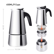 Moka Coffee Pot Espresso Latte Percolator Stove Coffee Maker Espresso Pot Italian Coffee Machine 200