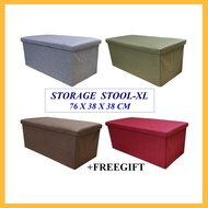 Bangku Sofa Bangku Lipat Sofa Lipat Foldable Storage Box Stool Sofa Step Stool Storage Stool Chair Sofa Foldable Stool