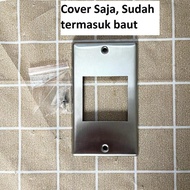 Cover Frame Panasonic WZ1761-8 WZ1761 Stainless Steel Stop Kontak Plat